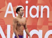 男子２００ｍ自由形決勝で銅メダルを獲得するも、悔しさを滲ませる村佐達也（撮影・伊藤笙子）