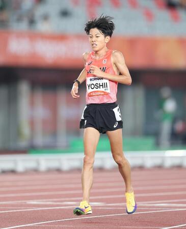 男子１００００メートル決勝で５位だった吉居大和（撮影・中田匡峻）