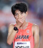 男子１００００メートル決勝で５位に終わった吉居大和（撮影・中田匡峻）