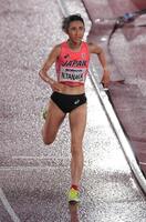 女子５０００メートル決勝　２位でゴールする田中希実　