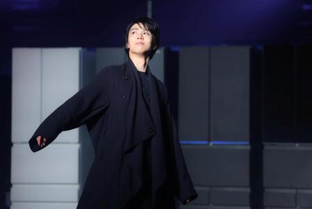 新製品発表会に登場した羽生結弦さん（撮影・石井剣太郎）