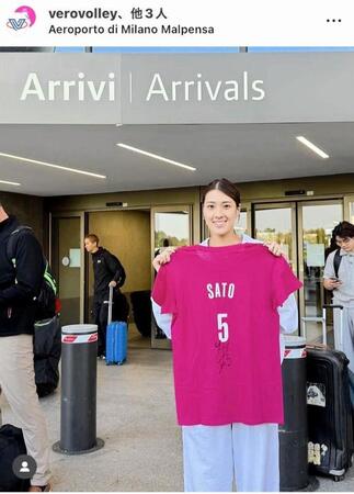 ヴェロ・バレー・ミラノのインスタグラム（＠ｖｅｒｏｖｏｌｌｅｙ）から
