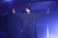 新製品発表会に登場した羽生結弦さん（撮影・石井剣太郎）