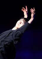 新製品発表会に登場した羽生結弦さん（撮影・石井剣太郎）