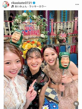 右が樋口新葉。紀平梨花のインスタグラム＠ｒｉｋａｓｋａｔｅ０７２１（９月２３日付）より