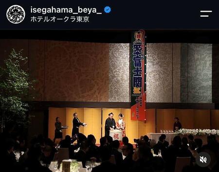 伊勢ケ浜部屋のインスタグラム（ｉｓｅｇａｈａｍａ＿ｂｅｙａ＿）より