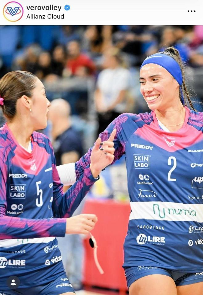 ヴェロ・バレー・ミラノのインスタグラム＠ｖｅｒｏｖｏｌｌｅｙより