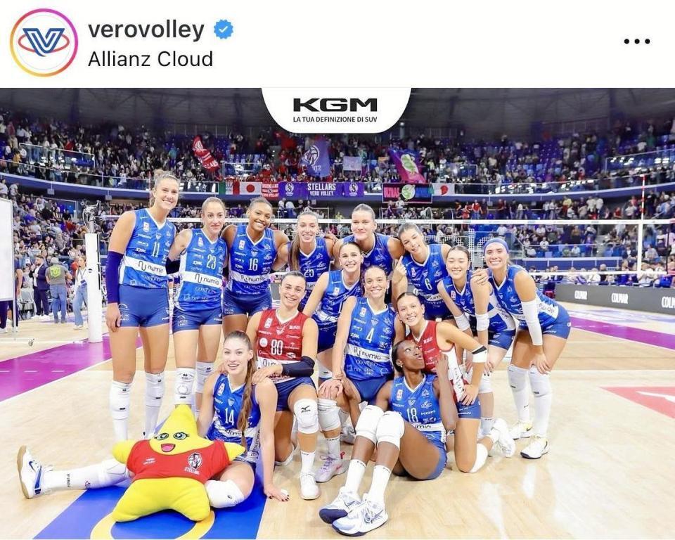 ヴェロ・バレー・ミラノのインスタグラム＠ｖｅｒｏｖｏｌｌｅｙより