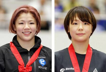 （左から）鏡優翔、藤波朱理