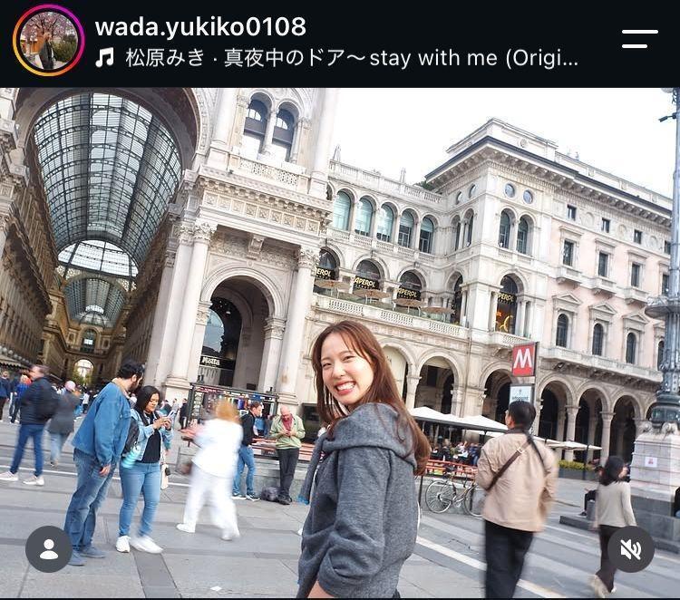 和田由紀子のインスタグラム（＠ｗａｄａ．ｙｕｋｉｋｏ０１０８）より