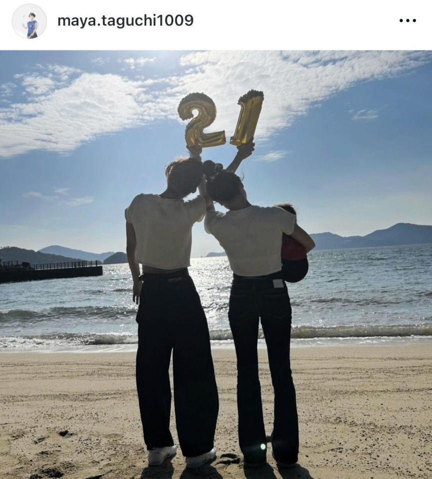 田口真彩のインスタグラム＠ｍａｙａ．ｔａｇｕｃｈｉ１００９より