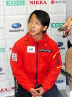 ソチ五輪出場を目指す平野歩夢＝２０１３年１１月