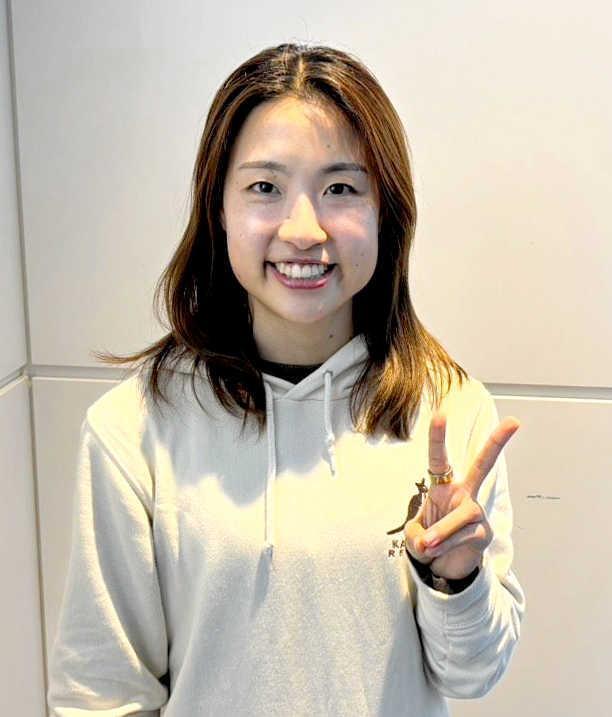 　ヨーロッパ遠征から帰国した奥原希望