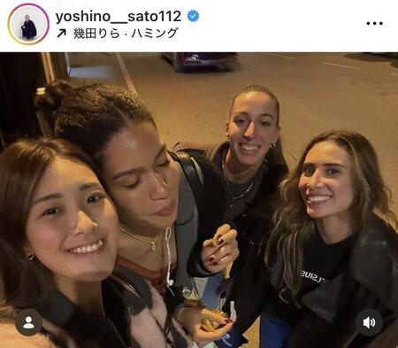 佐藤淑乃インスタグラム（ｙｏｓｈｉｎｏ＿＿ｓａｔｏ１１２）より