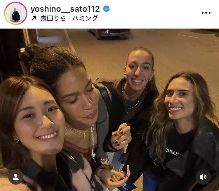 佐藤淑乃インスタグラム（ｙｏｓｈｉｎｏ＿＿ｓａｔｏ１１２）より