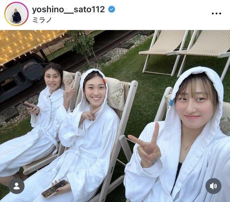 佐藤淑乃インスタグラム（ｙｏｓｈｉｎｏ＿＿ｓａｔｏ１１２）より