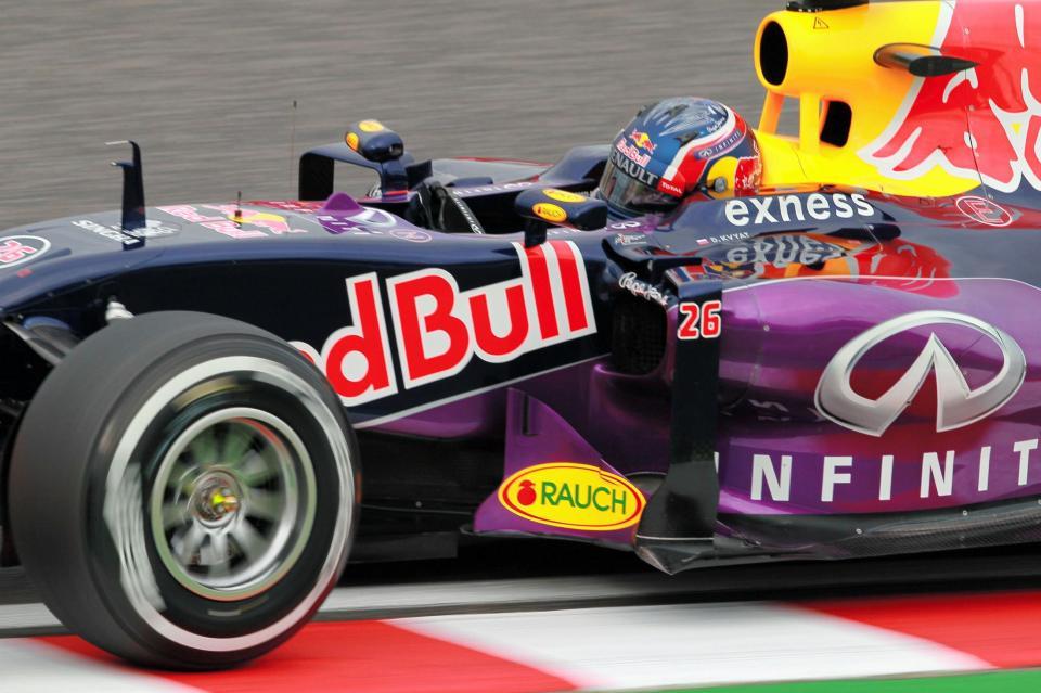 レッドブル・ルノーのダニール・クビアト＝鈴鹿サーキット（撮影・神子素慎一）