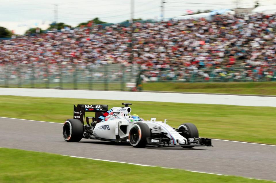 予選５位のウイリアムズ・メルセデスのフェリペ・マッサ＝鈴鹿サーキット（撮影・神子素慎一）