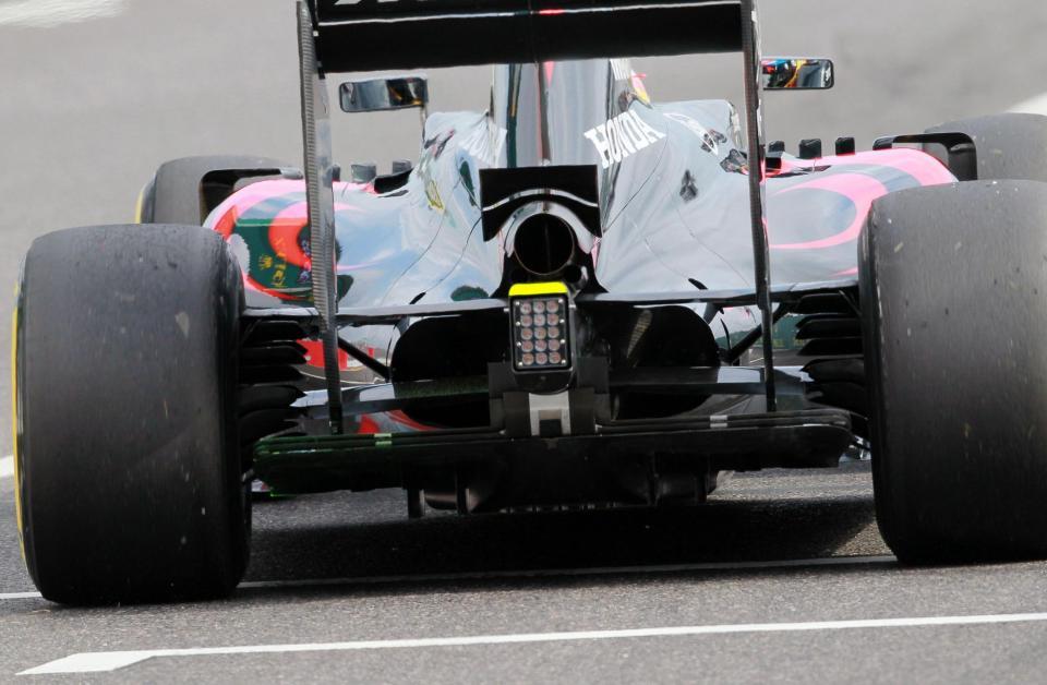 最新スペックのエンジンでＦＰに臨むマクラーレン・ホンダのフェルナンド・アロンソ＝鈴鹿サーキット（撮影・神子素慎一）