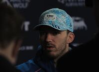 インタビューに応じるアルピーヌ・メルセデスのピエール・ガスリー＝鈴鹿サーキット（撮影・神子素慎一）