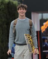 サーキット入りするハース・フェラーリのオリバー・ベアマン＝鈴鹿サーキット（撮影・神子素慎一）