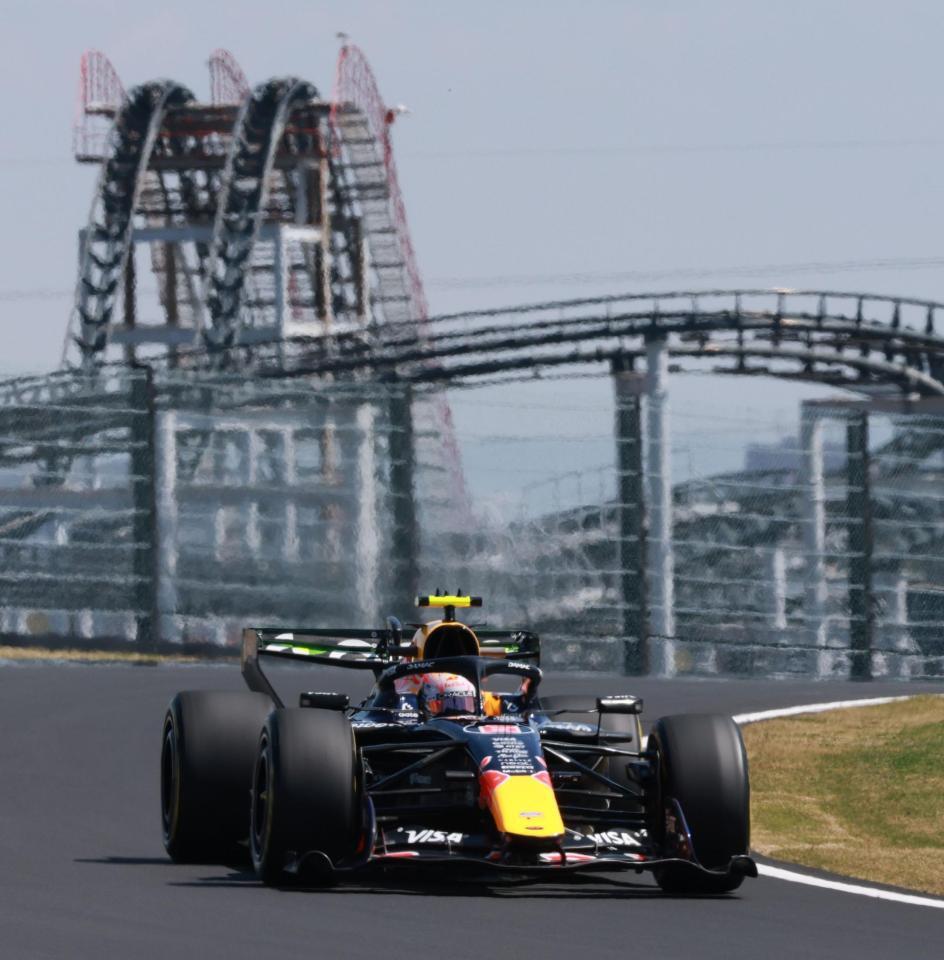 レッドブル・フォードのアイザック・ハジャー（撮影・神子素慎一）