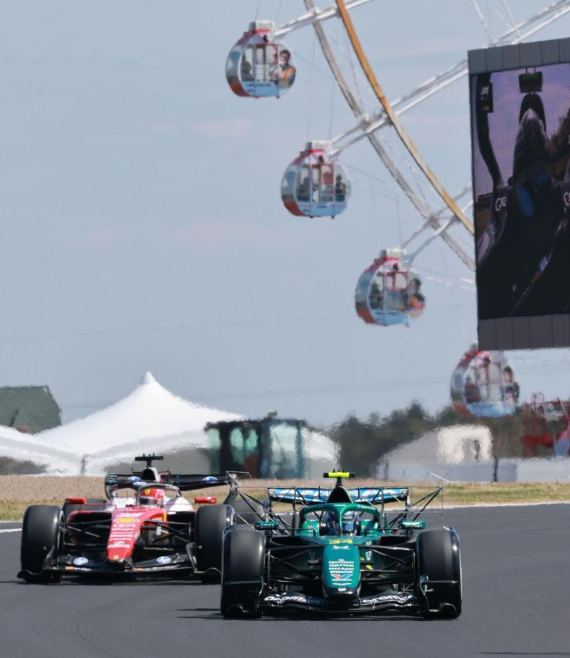 ＦＰ１を走行するアストンマーテイン・ホンダのジャック・クロフォード（撮影・神子素慎一）