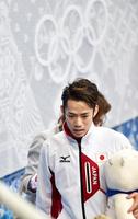 男子フリー　演技を終え、引き揚げる高橋大輔＝ソチ（共同）