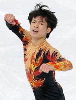 男子フリー　軽快な演技を見せる町田樹＝ソチ（共同）