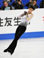 男子フリーで演技する羽生結弦＝さいたまスーパーアリーナ