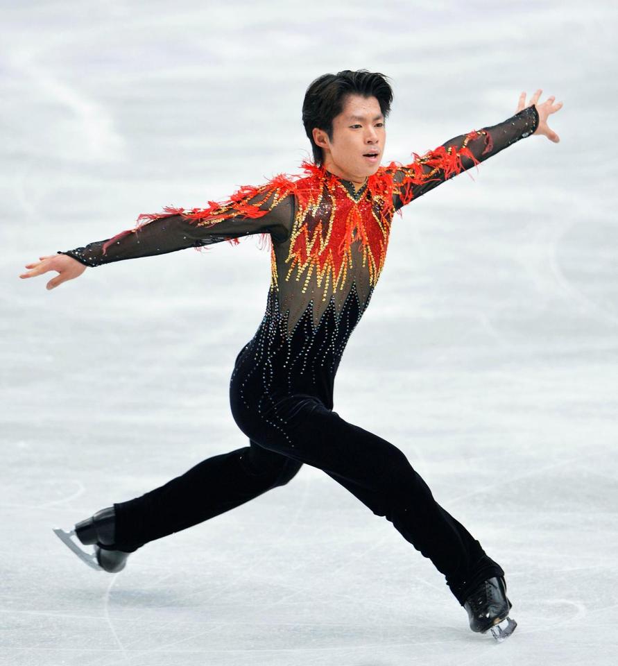 男子フリーで演技する町田樹＝さいたまスーパーアリーナ