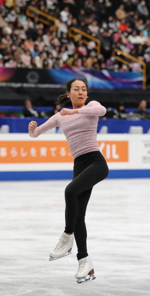 トリプルアクセルを練習する浅田真央　※※　＝さいたまスーパーアリーナ