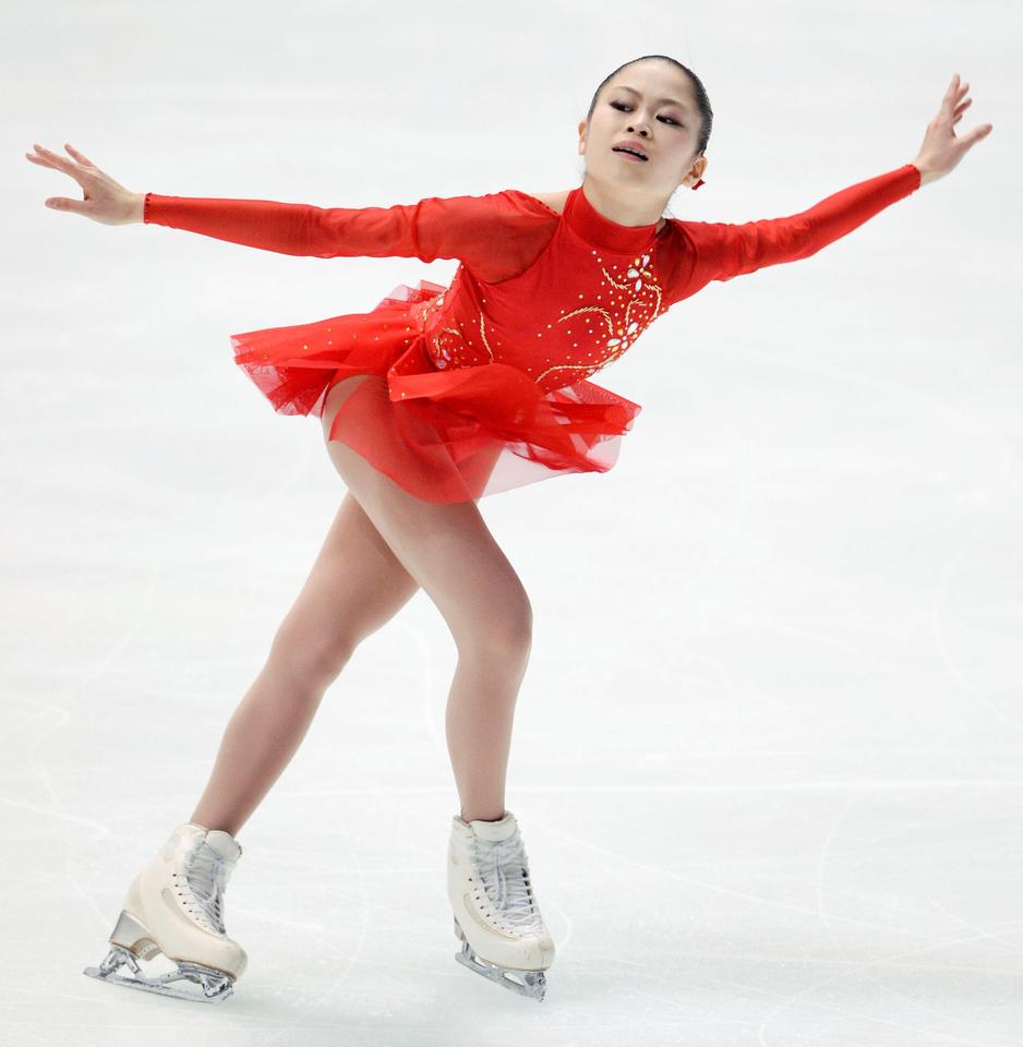 女子で３位に入った宮原知子のフリー＝大阪なみはやドーム