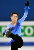 男子フリーで演技する村上大介＝ソウル（共同）