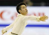 　男子ＳＰで５位の村上大介＝バルセロナ（共同）