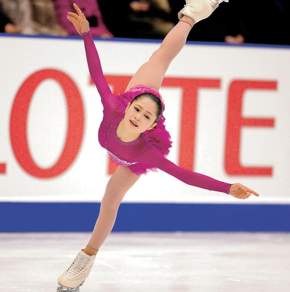 華麗な演技を披露する宮原知子（撮影・開出牧）