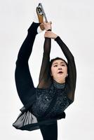 女子ＳＰで２位の村上佳菜子＝台北（共同）