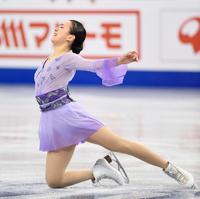 フィギュアスケート世界選手権の女子フリーの演技を終え、感極まった表情を見せる浅田真央。休養を経て２大会ぶりに出場し７位だった＝２日、米ボストン（共同）