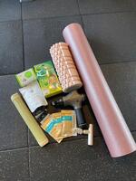 　佐々木絢美選手の休息グッズ