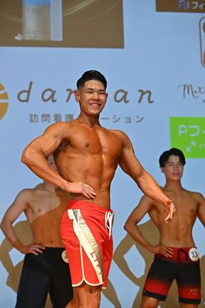 　優勝を遂げた根岸選手