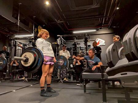 　日中は多くのトレーニーでにぎわう