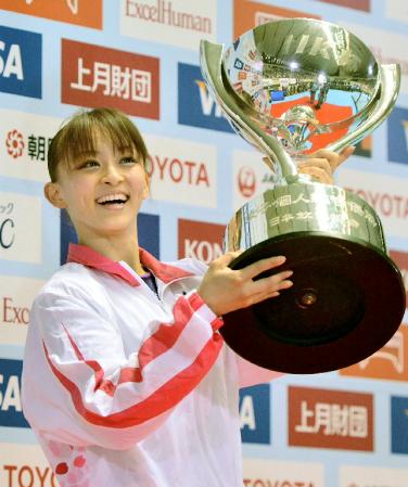 　ＮＨＫ杯で初優勝した田中理恵＝国立代々木競技場