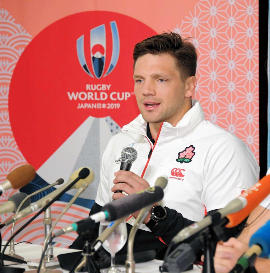 　南アフリカ戦に向けて抱負を語るラブスカフニ