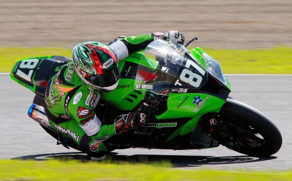 Ｔｅａｍ　ＧＲＥＥＮの渡辺一樹＝鈴鹿サーキット（撮影・神子素慎一）