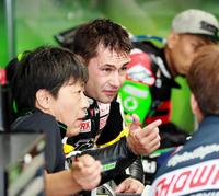 Ｋａｗａｓａｋｉ　Ｔｅａｍ　ＧＲＥＥＮのレオン・ハスラム＝鈴鹿サーキット