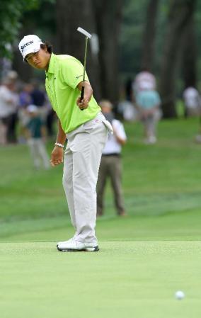 　首位と３打差の１３位と好スタートを切った松山英樹