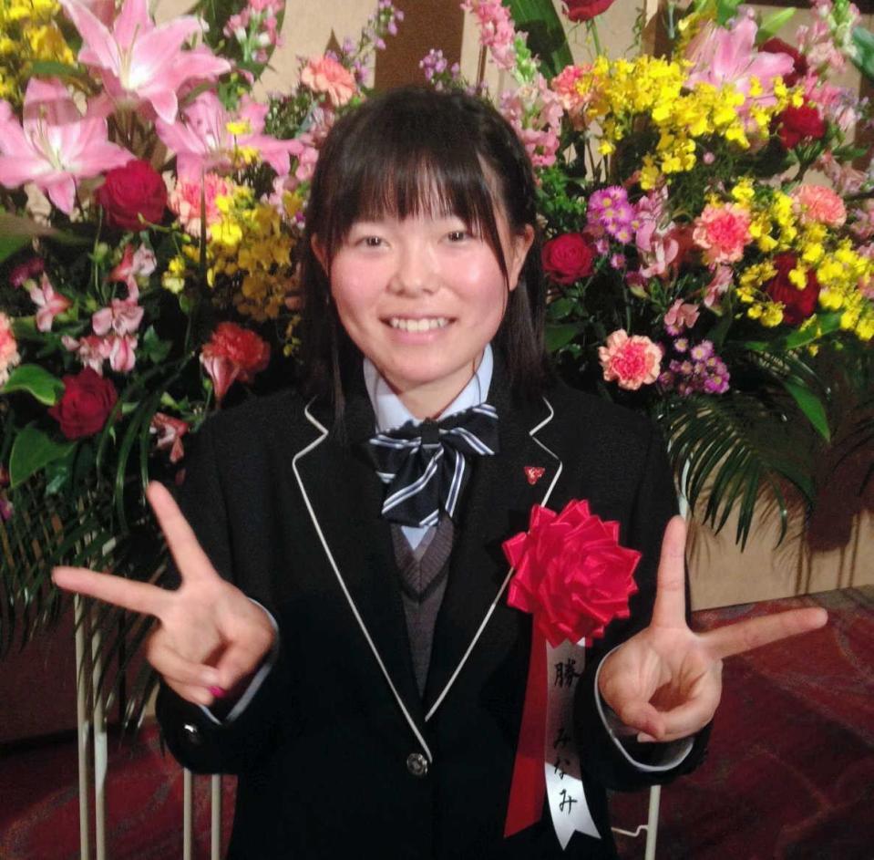 　ゴルフダイジェスト・アワードに出席した勝みなみ