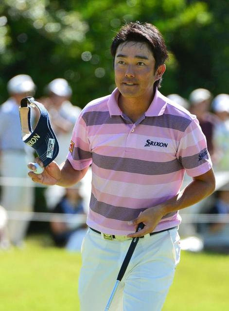 梁津万が６８で首位　山下ら６人が１打差２位