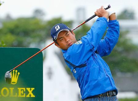 　練習ラウンドで調整する池田勇太＝セントアンドルーズ・オールドコース（共同）