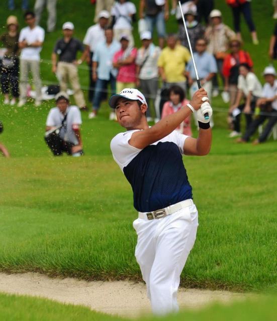 松山、通算１０アンダーまで伸ばす